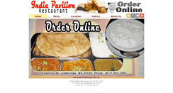 Desktop Screenshot of indiapavilionrestaurant.com